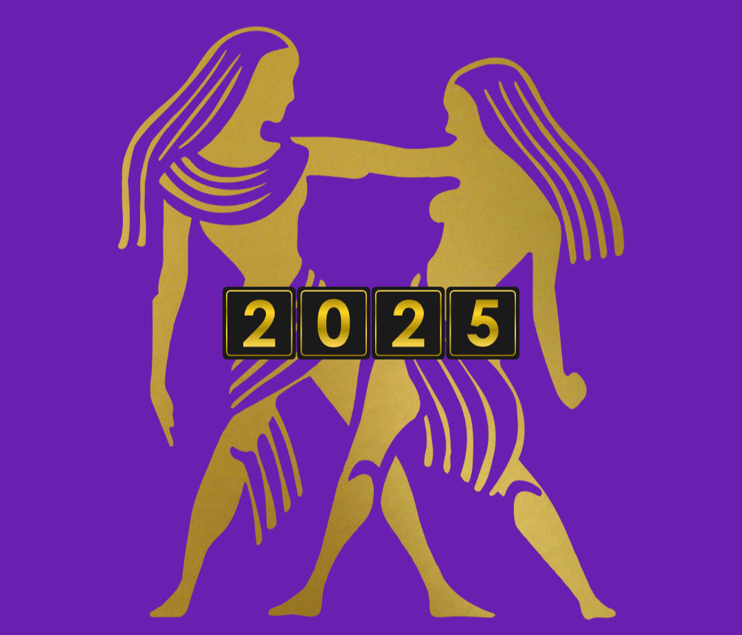 Gemini zodiac twins with 2025 year ahead reading