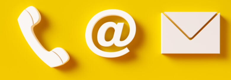 Phone, email and letter symbols on gold background Contact Dr. Bii for media, speaking, or conscious brand opportunities